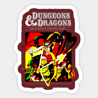 dungeons and dragons Sticker